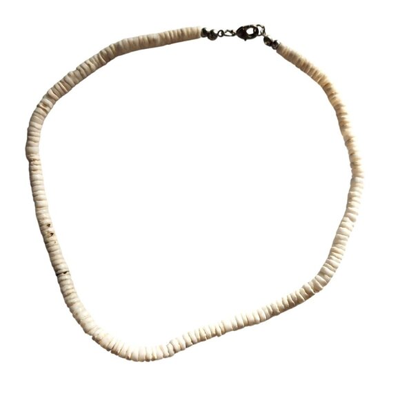 Shell Choker Necklace Mens jewelry Womens Boho BeachCore vacation - Picture 1 of 2